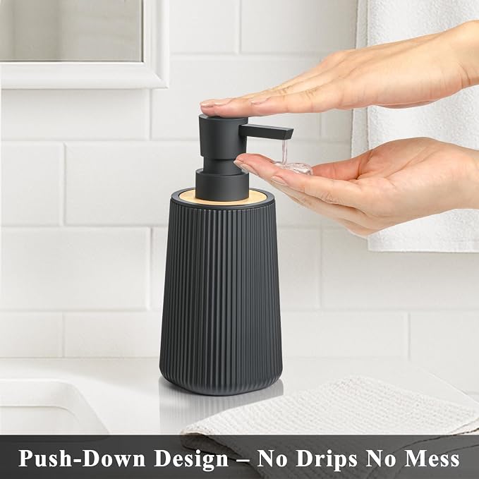 Black Hand Soap Dispenser Set - Image 4