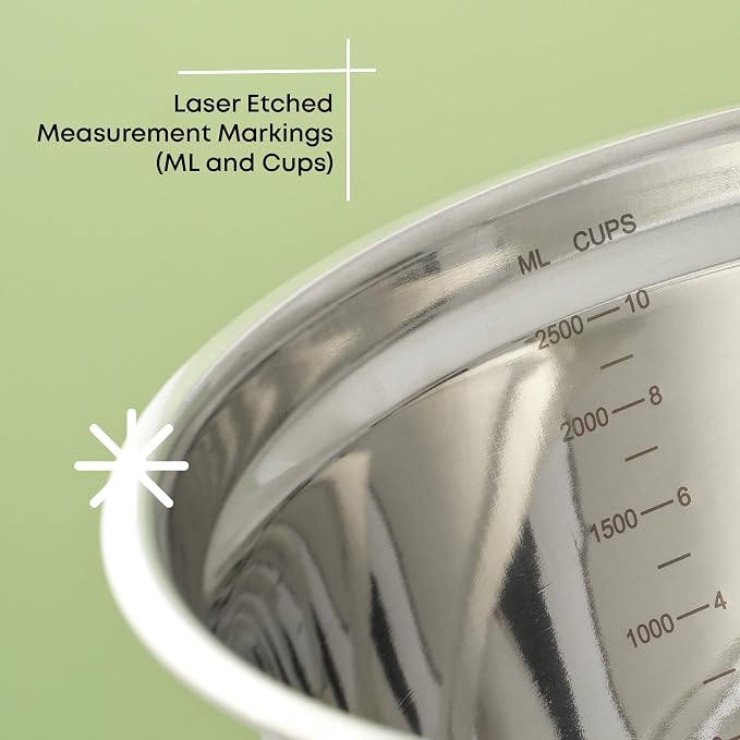 JoyJolt Stainless Steel Mixing Bowls - Image 6