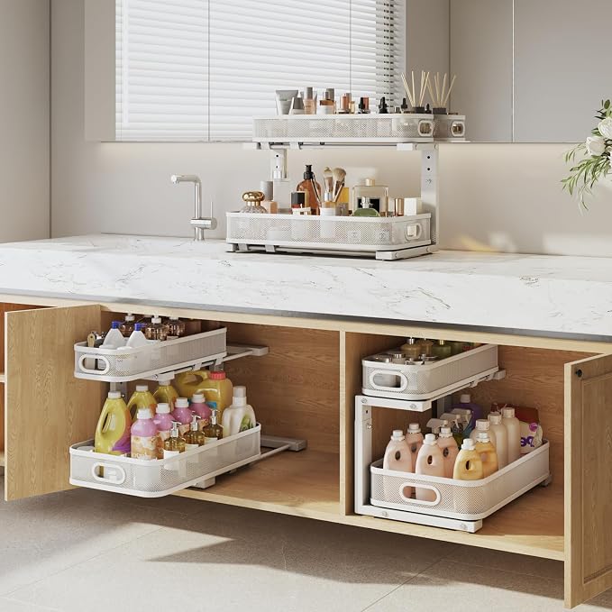 2 Pack 17.3IN-Depth Under Sink Organizer - Image 6