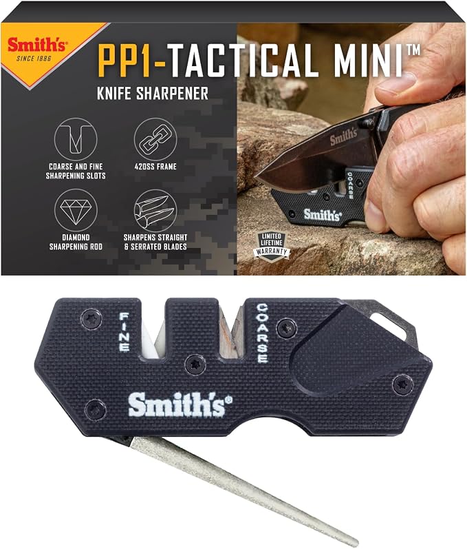 Smith’s Pocket Pal Tactical Knife Sharpener by SmithsConsumerProductsInc