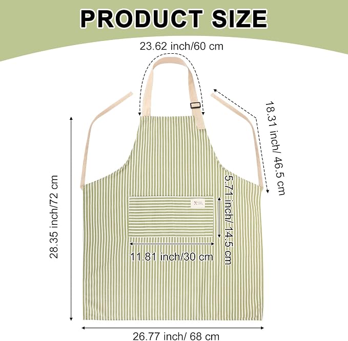 Janmercy 24 Pcs Aprons for Women Men - Image 2