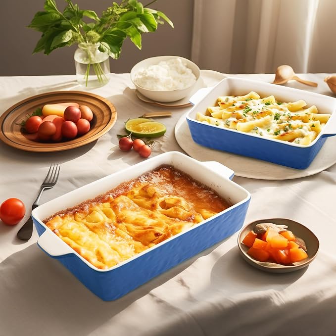 Casserole Dishes for Oven, Ceramic Baking Dishes, Lasagna Pan - Image 7