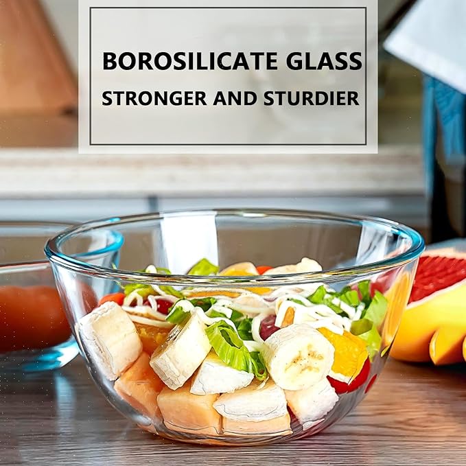 5 Quart Deep Big Glass Bowl - Image 5