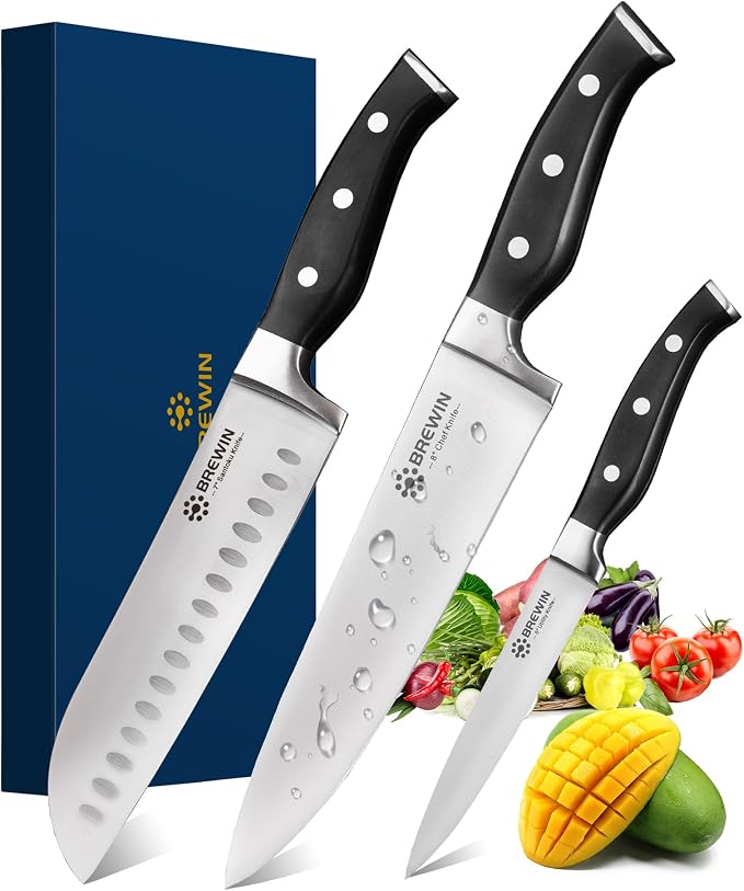 Brewin Professional Kitchen Knives, Japanese Cooking Knife by EnjoyEveryCutWithBrewin