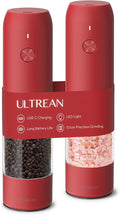Ultrean Pepper Grinder, Rechargeable Salt and Pepper Grinder by Ultrean