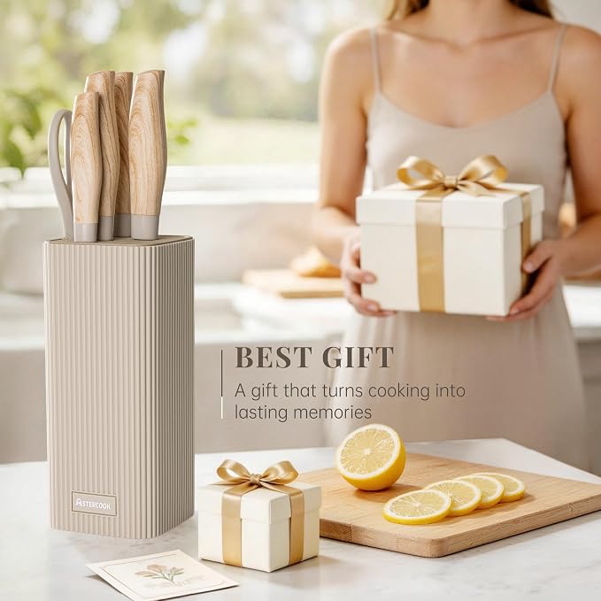 Astercook Knife Set, 6-Piece Kitchen Knife Set - Image 9