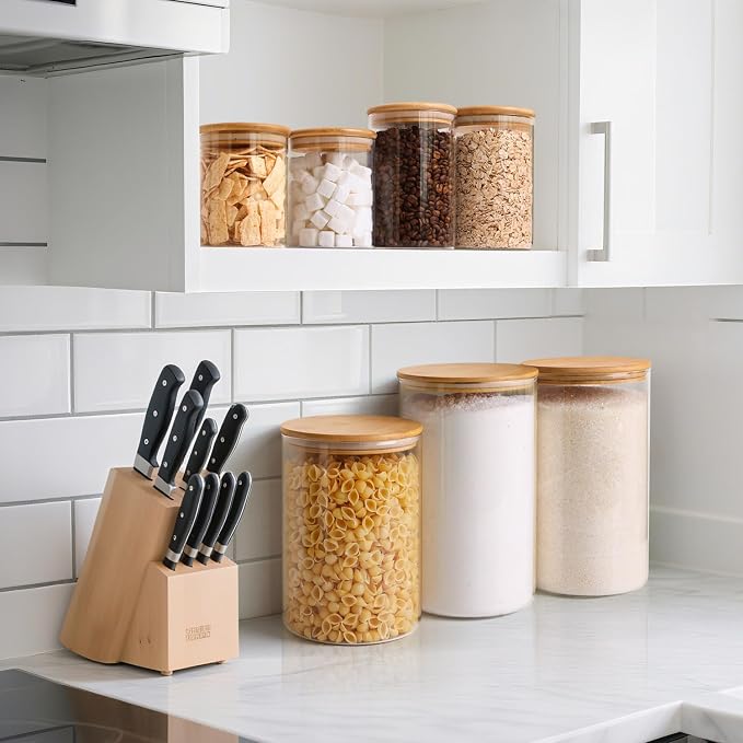 ComSaf 2Pcs Large Glass Storage Containers - Image 7