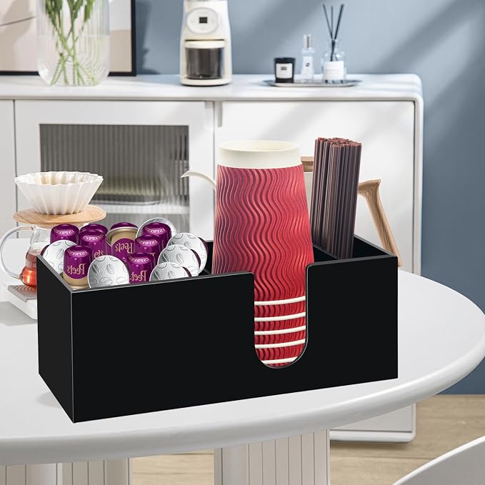 Coffee Bar Accessories and Organizer, Disposable Cup Holder - Image 7