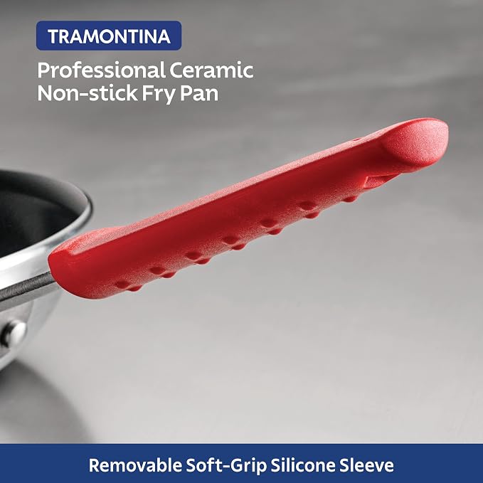 Tramontina Professional 8-Inch Ceramic Non Stick Small Frying Pan, Heavy-Gauge - Image 8