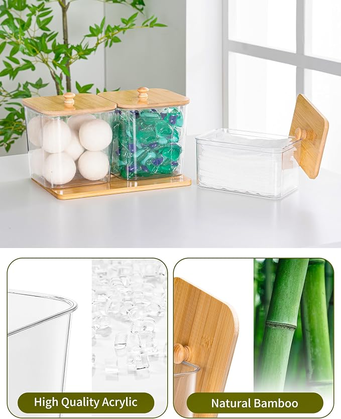 iCASA Trash Bag Dispenser Dishwasher Pod Holder - 5 in 1 Plastic Garbage Bag - Image 5