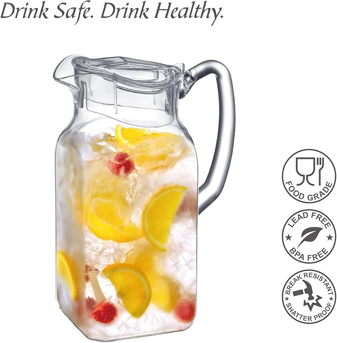 Amazing Abby - Quadly - Plastic Pitcher, Fridge Jug, Shatter-Proof, and More - Image 5