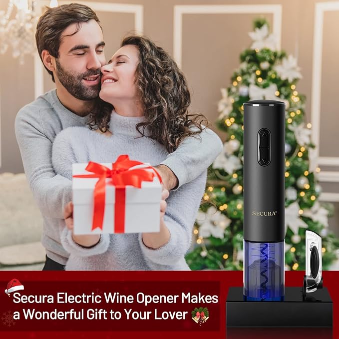 Secura Electric Wine Opener, Automatic Electric Wine Bottle Corkscrew Opener - Image 9
