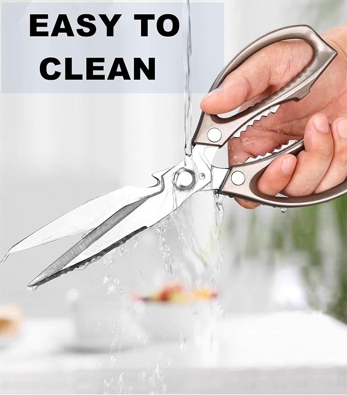Kitchen Scissors, All Purpose，Ultra Sharp Meat Scissors，Heavy Duty Cooking - Image 7