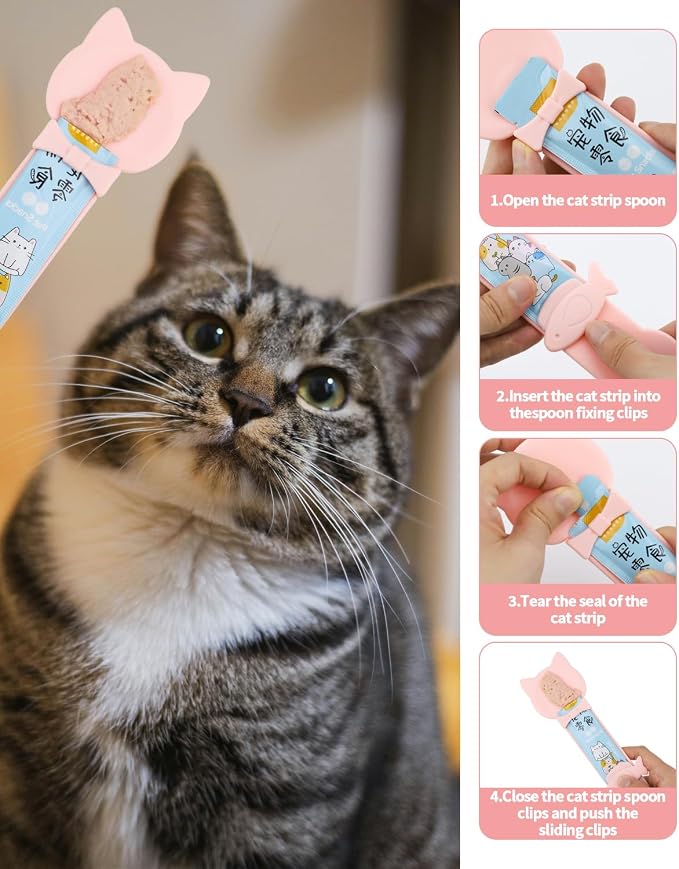 5 PCS Cat Food Can Covers Lids Set, Silicone Pet Food Can Lids - Image 5