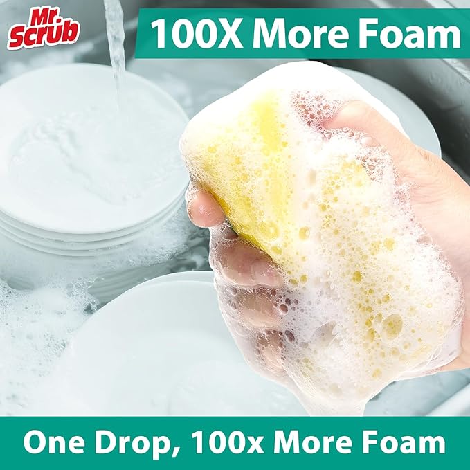 Mr. Scrub Sponges Kitchen Scrub Dish Sponge Scouring Pad, 48 Pack Cleaning - Image 4