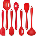 P&P CHEF Silicone Cooking Utensils Set of 7, Heat-proof Kitchen Utensils Set by PPCHEF