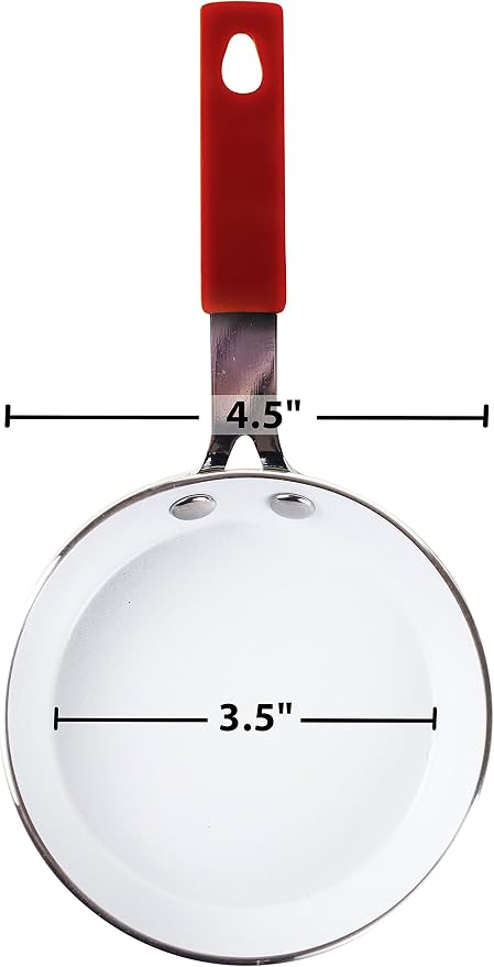 Good Living 3.5" Fast-Heating Aluminum Single-Egg Pan, Colors Vary, Non-Stick - Image 6