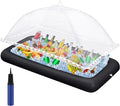 Leitee 3 Pcs Inflatable Serving Bar Kit Includes Salad Buffet Tray by Leitee