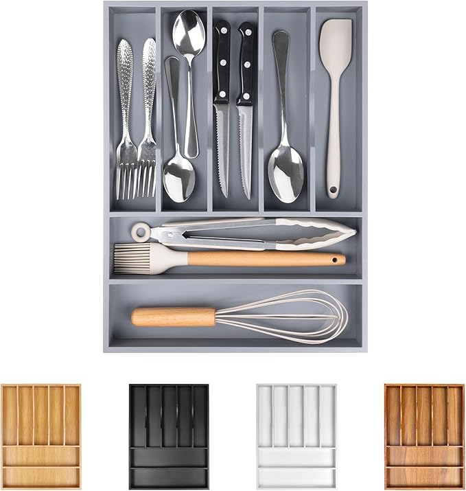 Kitchen Silverware Drawer Organizer and Storage Organizador Small De Cucharas y by Bellsal