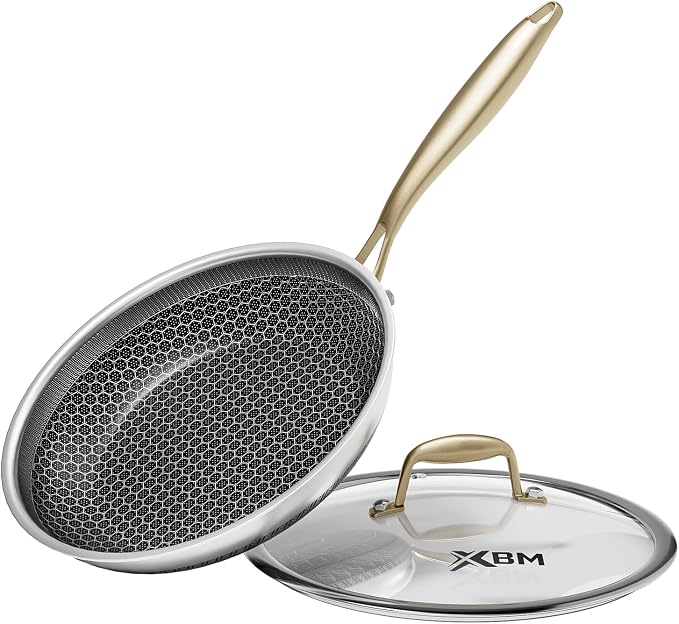 Honeycomb Stainless Steel Nonstick Frying Pan by XBM