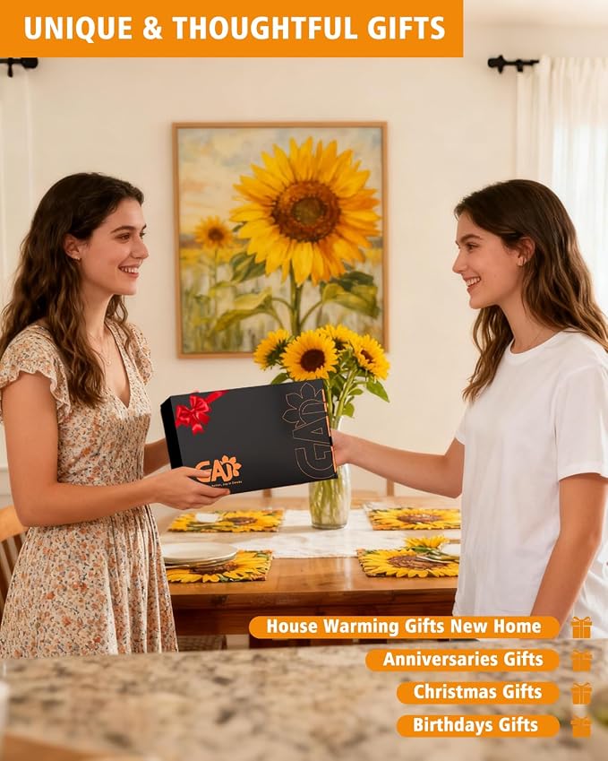 Sunflower Paper Towel Holder, Gifts - Image 6