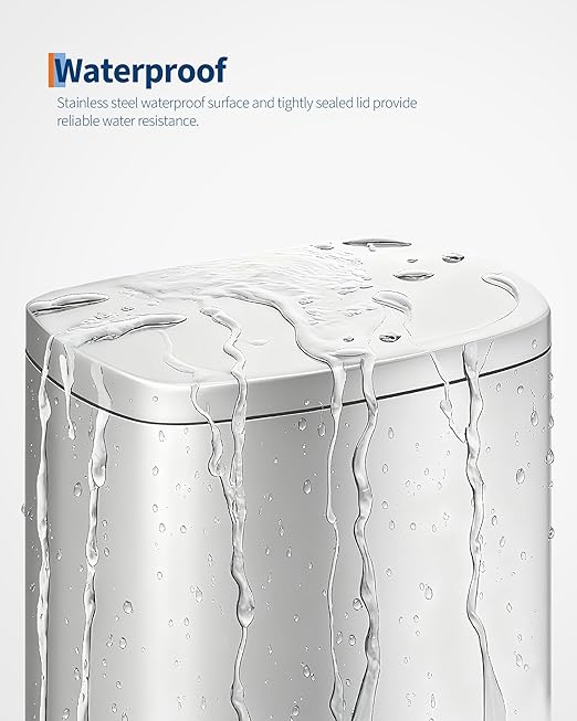 GarveeHome 13 Gal & 2.6 Gal Trash Can Combo Set, Kitchen Trash Can and Bathroom - Image 6