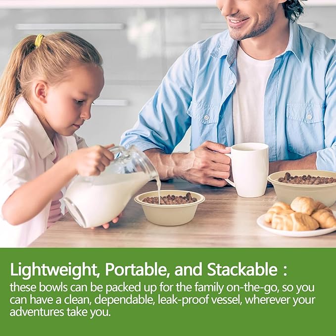 Homestockplus 16 Oz Disposable Bowls Heavy Duty Small Paper Bowls made of 100% - Image 4