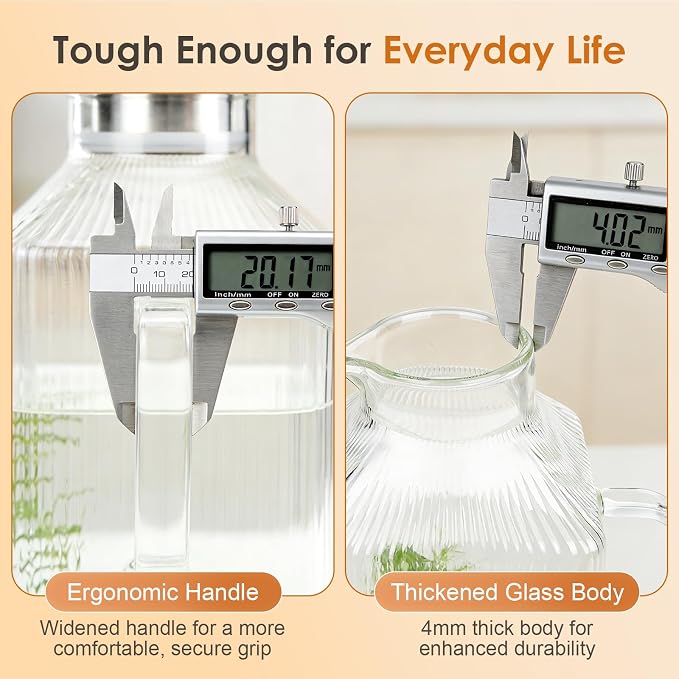 1 Gallon thickened Square Glass Pitcher - Image 6