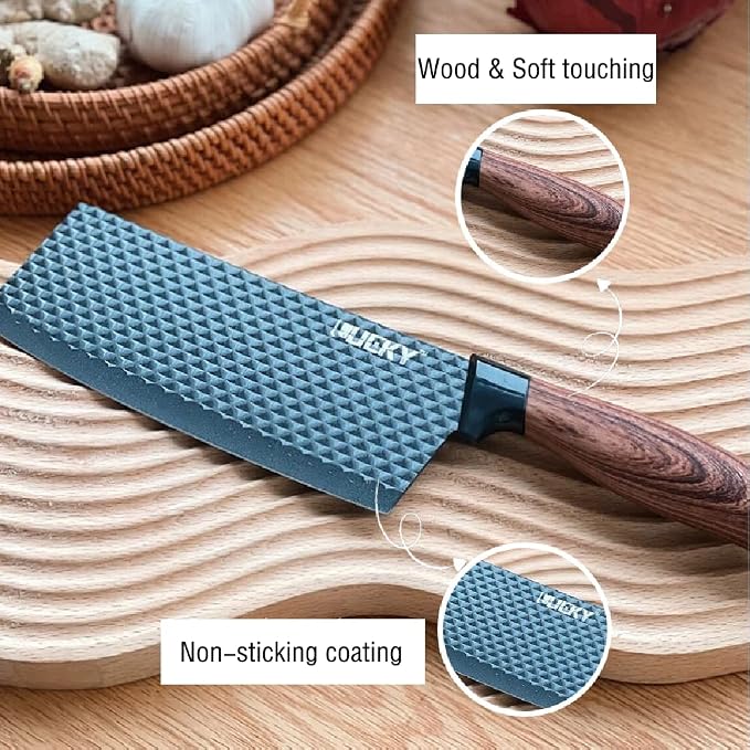 Knife Set, Wiztoynia 6-Piece Black Kitchen Knife Set - Image 9