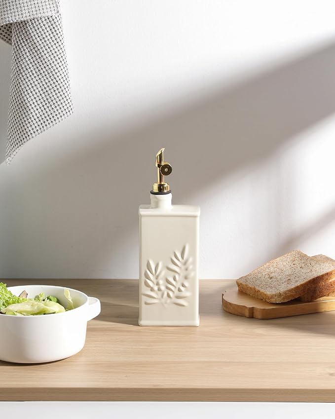 Sweejar Ceramic Olive Oil Dispenser Bottle - Image 4