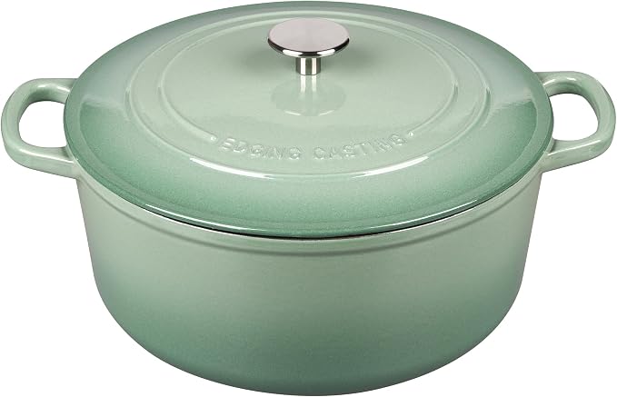 EDGING CASTING Enameled Cast Iron Dutch Oven Pot by EDGINGCOOKWARE