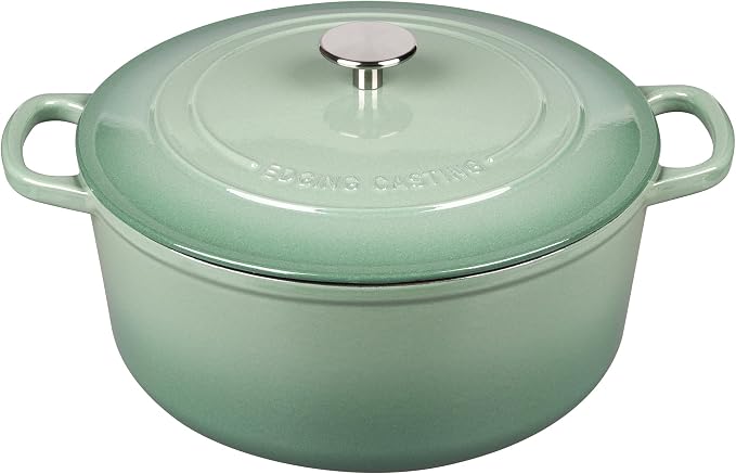 EDGING CASTING Enameled Dutch Ovens Cast Iron Dutch Oven Pot by EDGINGCOOKWARE