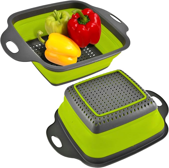 Square Collapsible Colander by YARRDLLC
