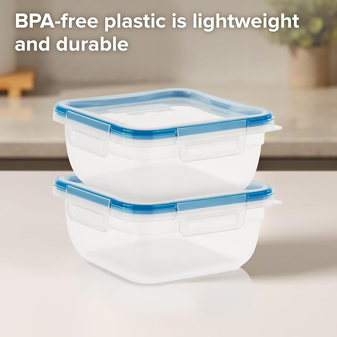 Snapware Plastic Total Solution 2-Pack Food Storage Containers Set, Leakproof & - Image 3