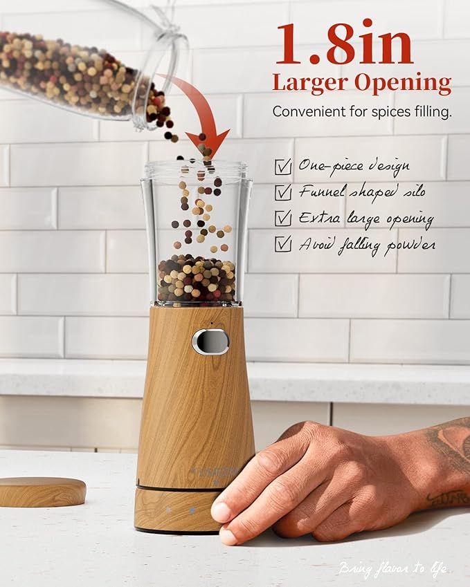 Electric Salt and Pepper Grinder Set - Image 5