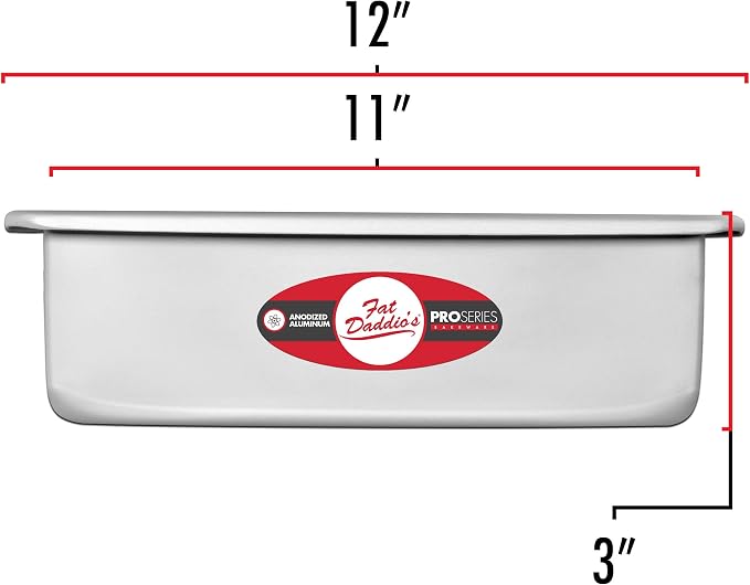 Fat Daddio's POB-11153 Sheet Cake Pan - Image 3