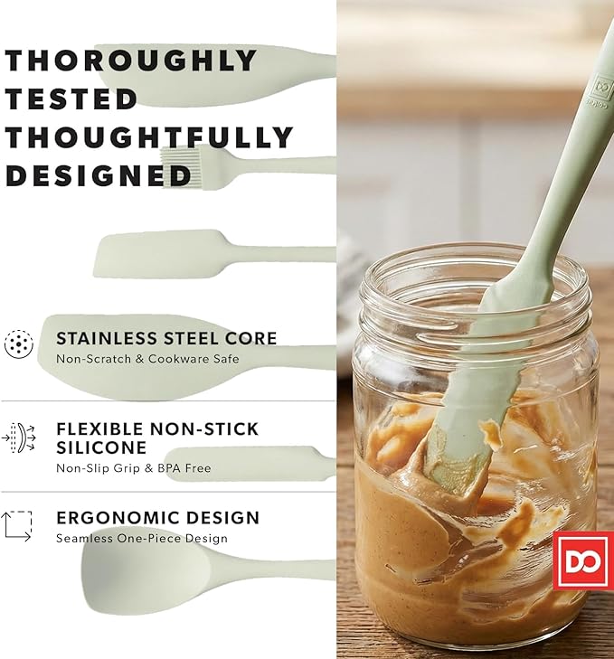 DI ORO 6-Piece Silicone Spatula Set - Image 6