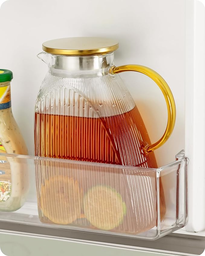 Baffect Water Pitcher, High Borosilicate Glass Jug by Baffect