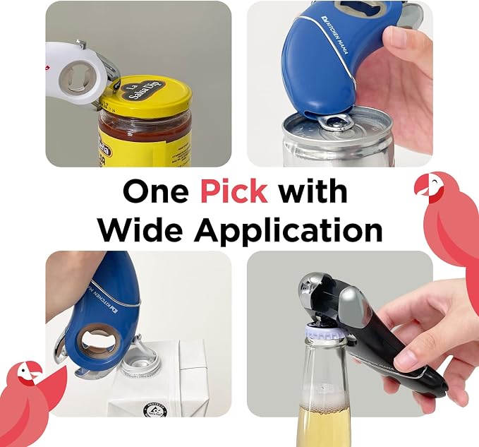 Kitchen Mama Epic One Multifunction Opener: Magnetic Bottle Opener, Beer Soda - Image 4