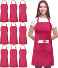 Utopia Kitchen 10 Pack Bib Apron Adjustable by UTOPIAKITCHEN