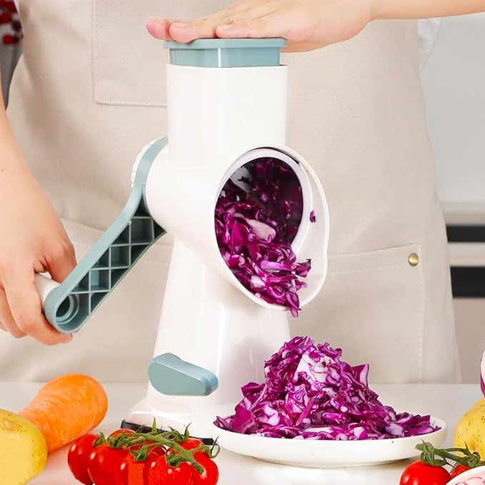 Dachenus Cheese Grater Rotary Cheese Grater, Versatile Cheese Shredder - Image 2