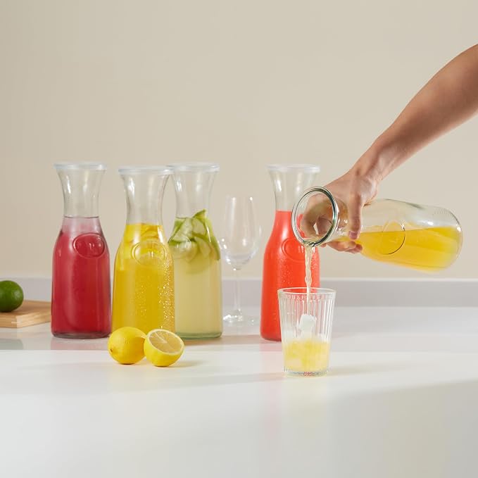 KooK Glass Carafe, Mimosa Bar Supplies, Carafe Pitchers - Image 2