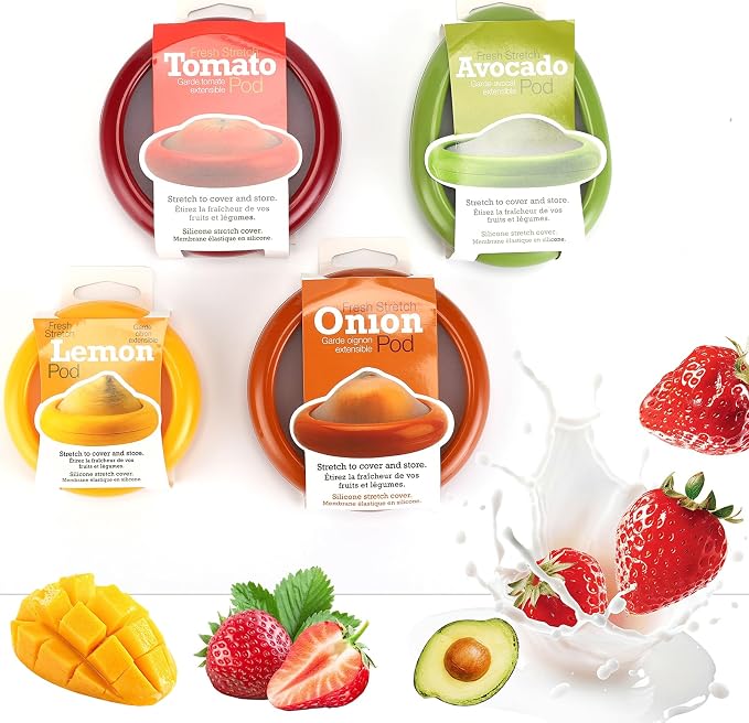 Winb Set of 4 Reusable Fruit and Veggie Savers - Image 6