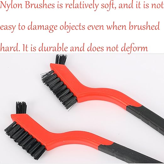 3pcs Nylon Cleaning Brushes Small Wire Brush Set - Image 6