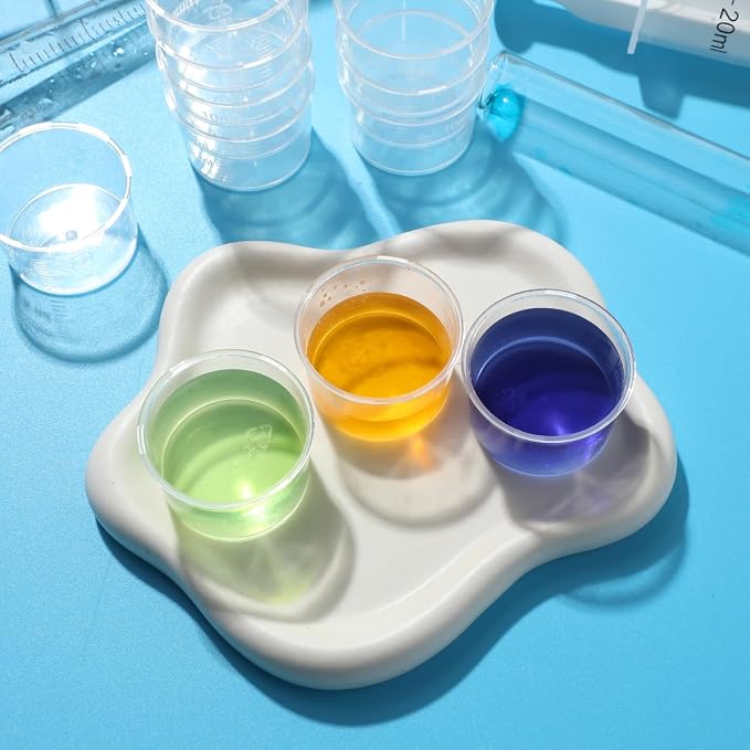 TOYANDONA Disposable Measuring Cup Set Pack of 100 Clear Plastic Measuring Cup - Image 9