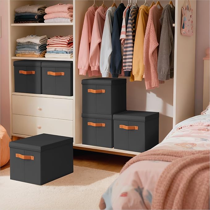 Homsorout Storage Bins with Lids - Image 7