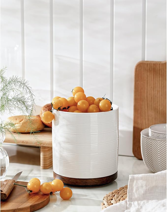 Utensil Holder, 360° Rotating Extra Large Ceramic Kitchen Utensil Holder - Image 8