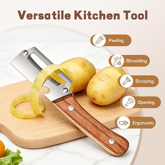 2026 New 2 Pack Multifunctional Vegetable Peeler, 2-in-1 Peelers - Image 2