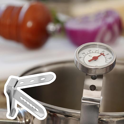 Thermometer Probe Pot Clip Holder Stainless Steel 3-Hole Ambient Temperature - Image 4