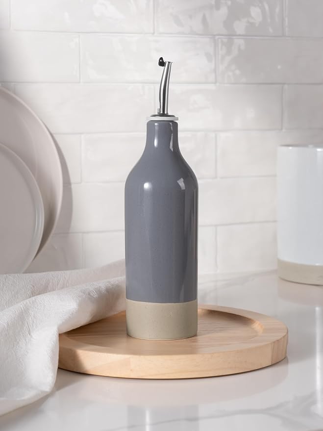 famiware Milkyway 16oz Ceramic Olive Oil Dispenser Bottle, 1 Piece Oil Dispenser - Image 7